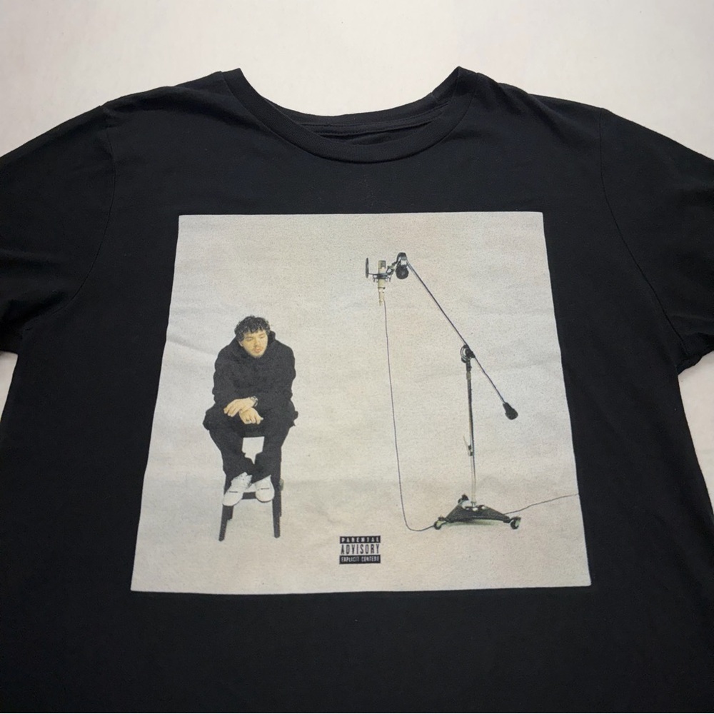 Jack Harlow Shirt Me Black Music Graphic Tee Short Sleeve Women’s Size Medium